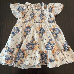 Janie and Jack White floral dress